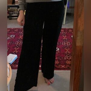 Lafayette 148 Black Velvet Pants